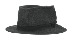 Hermes Fedora Hat, Cashmere, Grey, Sz M, 3*